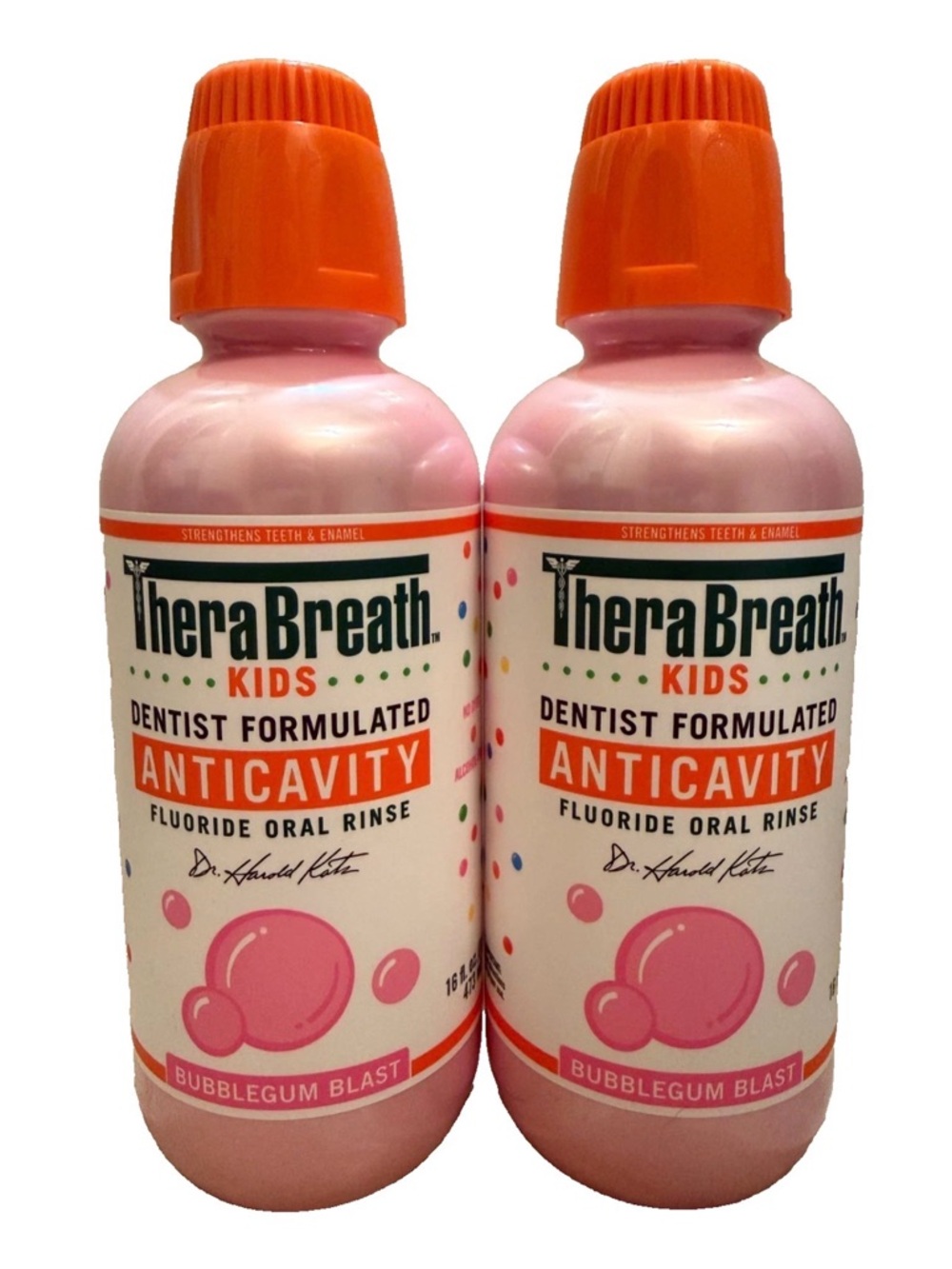 2 of Kids Bubblegum Blast Anticavity Fluoride Oral Rinse - Pink - Picture 2 of 5
